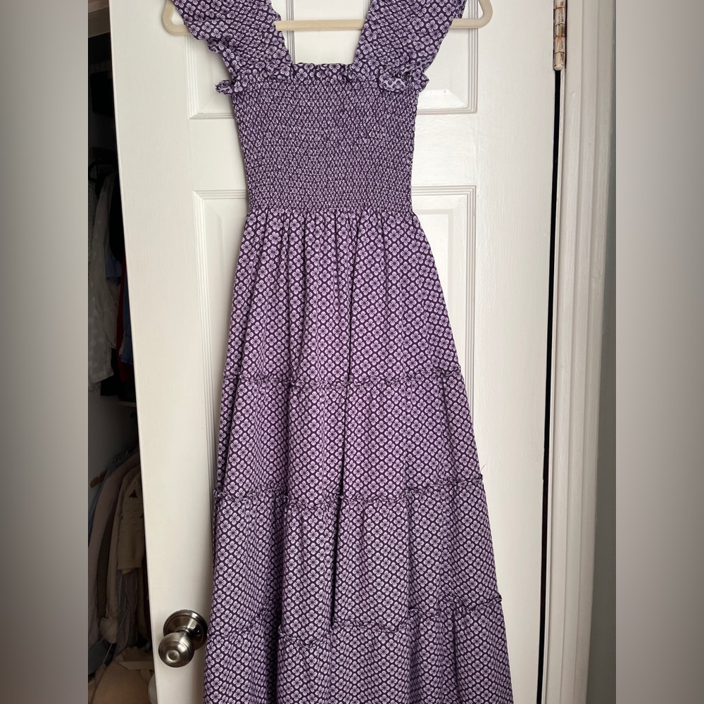 Hill House The Ellie Nap Dress: Purple Floral